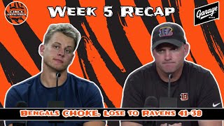 Bengals CHOKE  Fall to Ravens 4138 in OT  Time To Panic Presented by Garage Beer [upl. by Naldo]