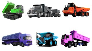 Alat Berat Dump Truck  Articulated dump truck Tracked dump truck Side dump truck [upl. by Eanram642]