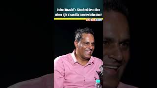 Rahul Dravids Shocking Reaction When Ajit Chandila Bowled Him Out [upl. by Aibar]