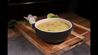 Como preparar sopa de quinua con patitas de pollo receta rápida A COCINAR [upl. by Ahsocin]