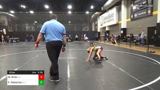 100 Lbs Quarterfinal  Madison Avila California Vs Erica Pastoriza Arizona Girls Wrestling [upl. by Barcroft64]