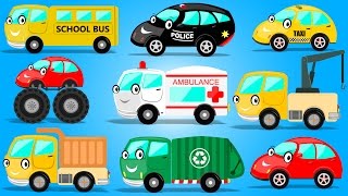 Street Vehicles  Cars And Trucks  Learning Video for Children amp Preschoolers [upl. by Melany525]