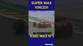 IL CANNIBALE VINCE SOTTO LA PIOGGIA DI SAO PAOLO opelracing f1 redbull maxverstappen brasilgp [upl. by Eniarrol]