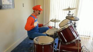 Super Mario on the drums by Howard Fields [upl. by Moshe]