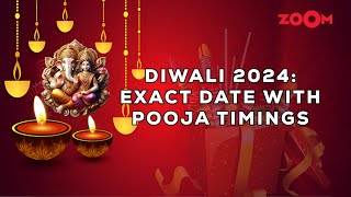 Diwali Date 2024 October 31 or November 1 Find Out Laxmi Puja Timings amp Importance [upl. by Trix546]