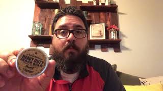 Honest Amish Beard Product Review Beard Balm and Heavy Duty Beard Balm Review [upl. by Eiramlatsyrk240]