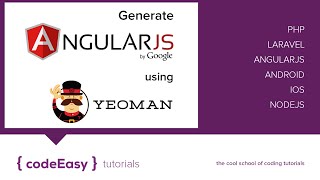 How to create an AngularJS project using Yo generator [upl. by Schwarz]