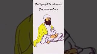 Guru teg bahadur g drawingshortsWaheguru ji [upl. by Viquelia459]