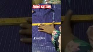 Kitchen apron cutting and stitching I how to make kitchen apron at home [upl. by Ojybbob]