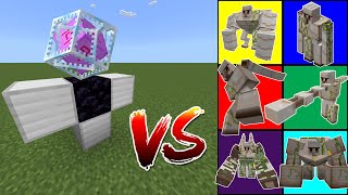 The Ender Crystal Golem vs ALL Iron Golems [upl. by Janeta]