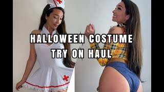 BADDIE HALLOWEEN COSTUME TRY ON HAUL [upl. by Ruscher996]