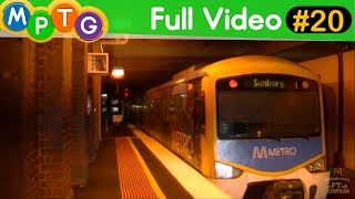 Melbournes Metro Trains and Trams Full video 20 [upl. by Oivlis8]