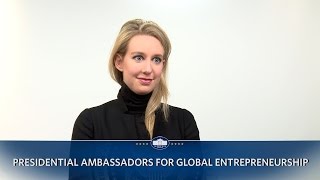 PAGE Ambassador – Elizabeth Holmes of Theranos [upl. by Ecienahs77]