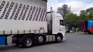 APGriffiths Transport Of Tenbury Wells Volvo Fh V2 Open Pipe  Air Horns [upl. by Corri287]