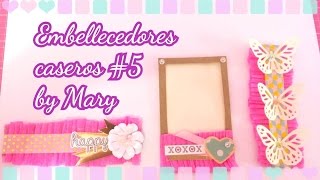 tutorial embellecedores scrapbook Embellecedores caseros scrap 5 by mary [upl. by Brennan]