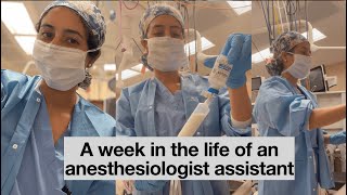 Surprising things anesthesiologist assistants do in a day Day in the life vlog [upl. by Issej303]