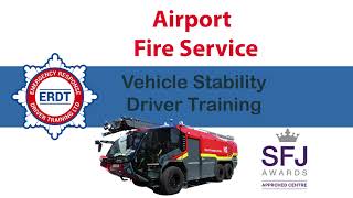 Airport Fire Service ARFF Major Foam Tender Vehicle Stability [upl. by Ynwat526]