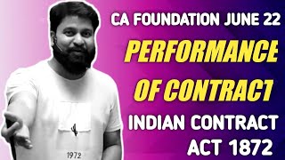 Performance of Contract in Indian Contract Act 1872 [upl. by Uchish]