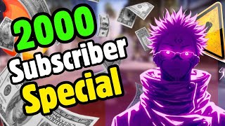 I Completed My 2000 SUBSCRIBER [upl. by Annasor]