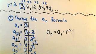 Geometric Sequences A Formula for the n  th  Term  Part 1 [upl. by Calesta]