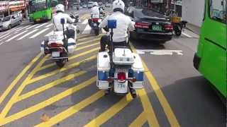 Police motorcycle in Seoul Korea [upl. by Doloritas]