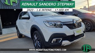 Renault Sandero Stepway 16 Intens  2023  17000KM [upl. by Aamsa421]