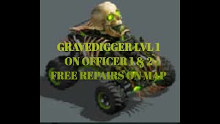 GRAVEDIGGER LVL 1  FREE REPAIRS ON MAP IN OFFICER 1 amp 2 BY SHAHS GAMING  WAR COMMANDER [upl. by Wyn]