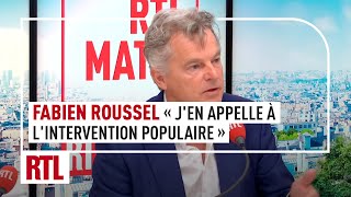 Fabien Roussel  quotJen appelle à lintervention populairequot [upl. by Aicilak]