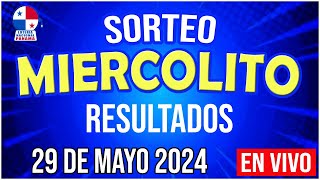 🔰🔰 EN VIVO SORTEO MIERCOLITO  29 de MAYO de 2024  Loteria Nacional de Panamá [upl. by Lynna]