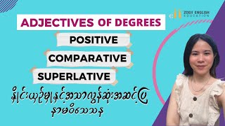 43 ADJECTIVES OF DEGREES  Positive  Comparative amp Superlative  Basic English Grammar [upl. by Loise208]