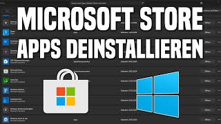 Microsoft STORE Apps DEINSTALLIEREN  Windows 10 amp 11 [upl. by Enyalahs]