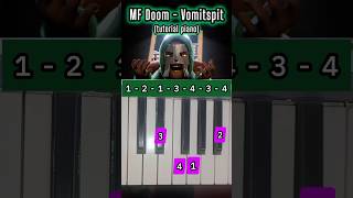 MF DOOM  Vomitspit tutorial piano [upl. by Ulric494]