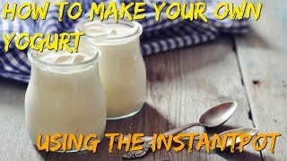 How To Make Your Own Yogurt With The InstantPot [upl. by Neih]