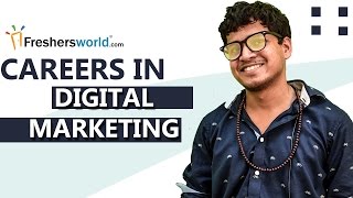 Careers in Digital Marketing  Job ProspectsCareer Opportunities [upl. by Saiff]