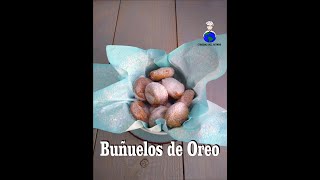 Buñuelos de Oreo  Rico y Sencillo Postre Frito Short [upl. by Esinereb295]