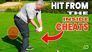 How To Hit It From The INSIDE In Golf Cheats [upl. by Ahsatal]