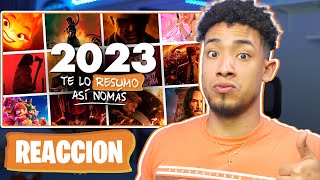 Te Lo Resumo Asi Nomas Reaccion Las MEJORES y PEORES peliculas del 2023 [upl. by Sutsuj]