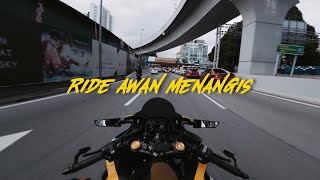 ZX25R KESYAHDUAN 4 DAPUR DI JALAN BASAH  YOSHIMURA R11🔥 4K ULTRA WIDE HD ASMR [upl. by Aneroc411]