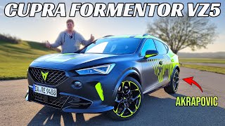 Cupra Formentor VZ5 ABT Mit Akrapovic am Limit  Review Fahrbericht Test [upl. by Llyrpa]