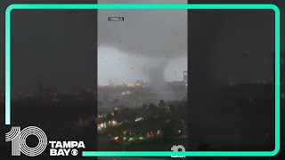 Tornado touches down in Fort Lauderdale Florida [upl. by Emyam]