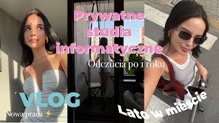 Prywatne studia informatyczne  Nowa praca  VLOG [upl. by Cardinal955]