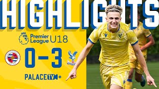 DERRY SCORES TWO FREEKICKS 🎯🦅  Reading 03 Palace  U18 Match Highlights [upl. by Byram426]