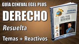 Guía CENEVAL EGEL Plus DERECHO ¡Resuelta y Actualizada  Reactivos Simulador [upl. by Marko]