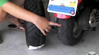 Vespa  Rear Tire Change How to [upl. by Holey]