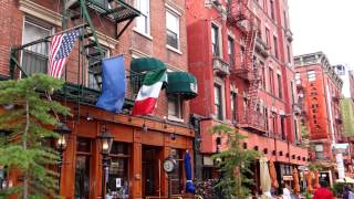 LITTLE ITALY NEW YORK Then and Now 742014 HD 1080p [upl. by Linson]