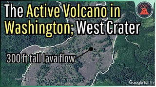 The Active Volcano in Washington West Crater [upl. by Fernanda]