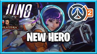 Juno  New Hero Gameplay Trailer  Overwatch 2 Reaction  Thoughts [upl. by Mylander208]