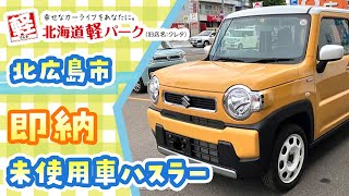 北広島市で未使用車のハスラーなら即納が可能な北海道軽パーク北広島店へ [upl. by Paige]