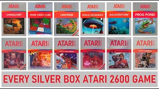 Every Silver Box Atari 2600 Game [upl. by Ognimod99]