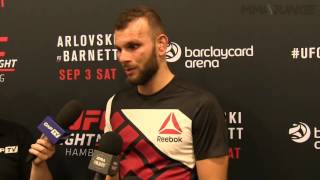 Jessin Ayari thinks after all German fighters won at UFC Fight Night 93 that they can compete with t [upl. by Fonsie]